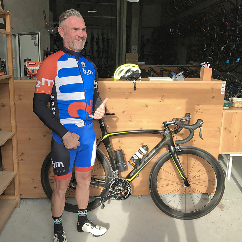 Manager of bike rental & guided tours of bike2malaga & Escapada Cycling