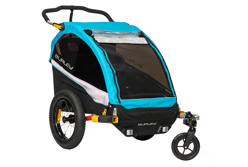 Accessories for family cycling in Andalusia – child trailer