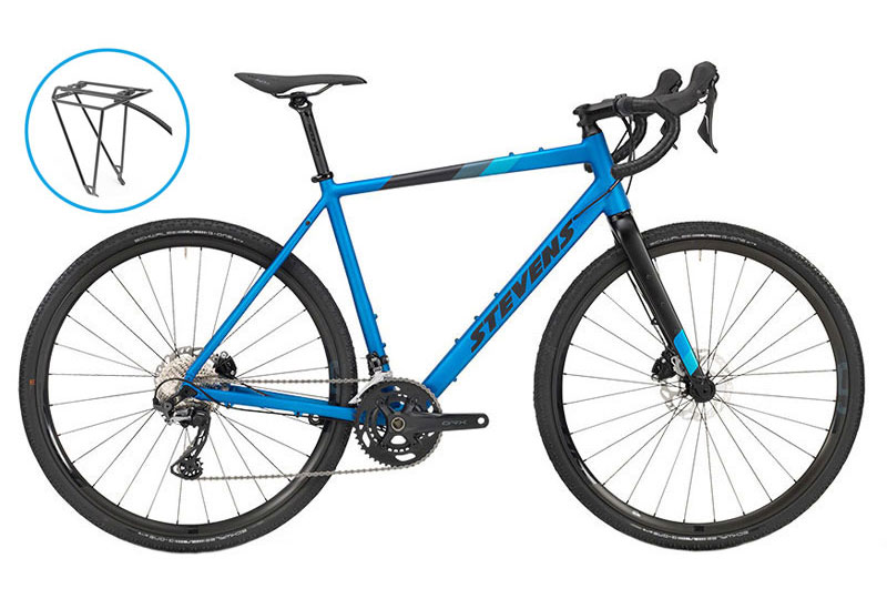 Bicycle rack installation for gravel and MTB for bikepacking in Andalusia