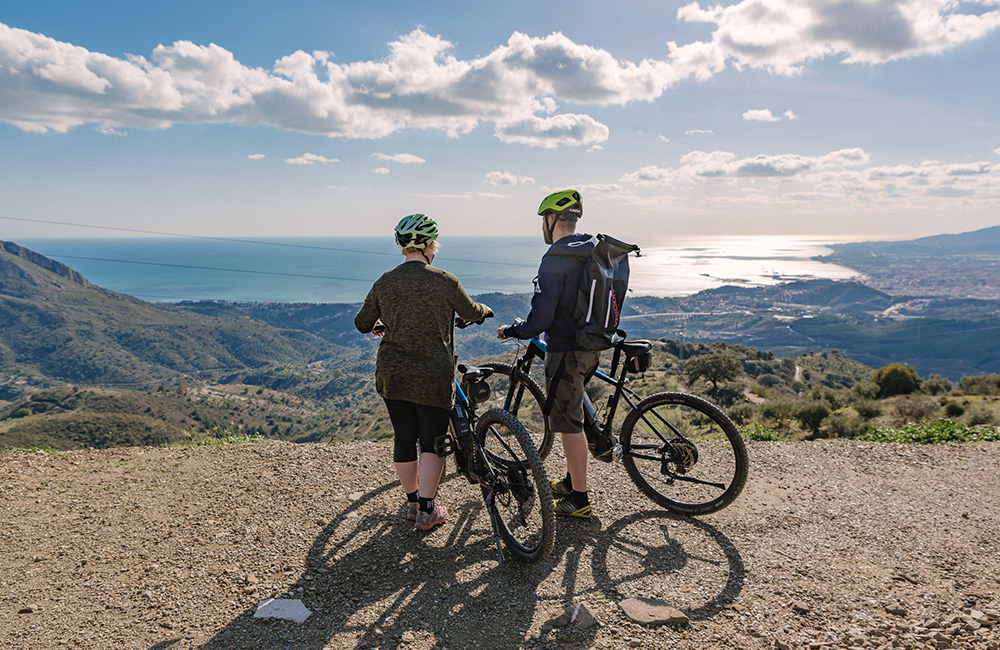 Guided E-Bike Tour to Montes de Malaga on the Lion Pass