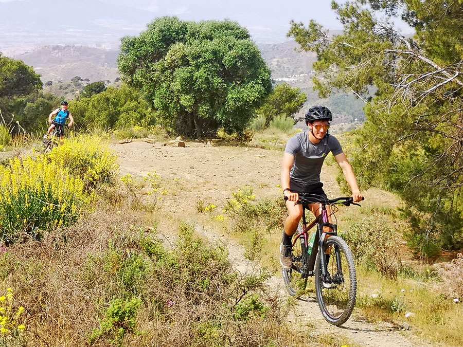 Guided mountain bike tours in Malaga Guided E-MTB Tour in Montes de Malaga