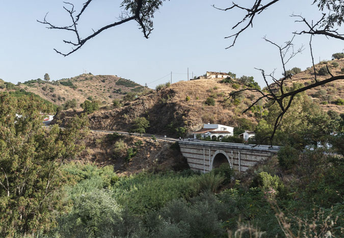 Cycling jorney to the mountains on the East of Malaga