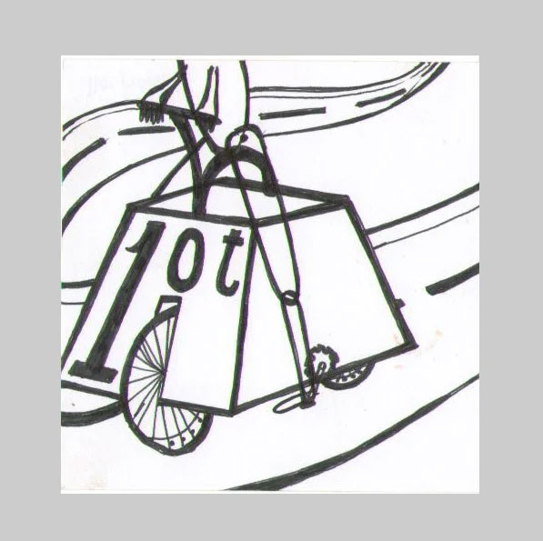 Painting during the bike trip to Siria – 10t