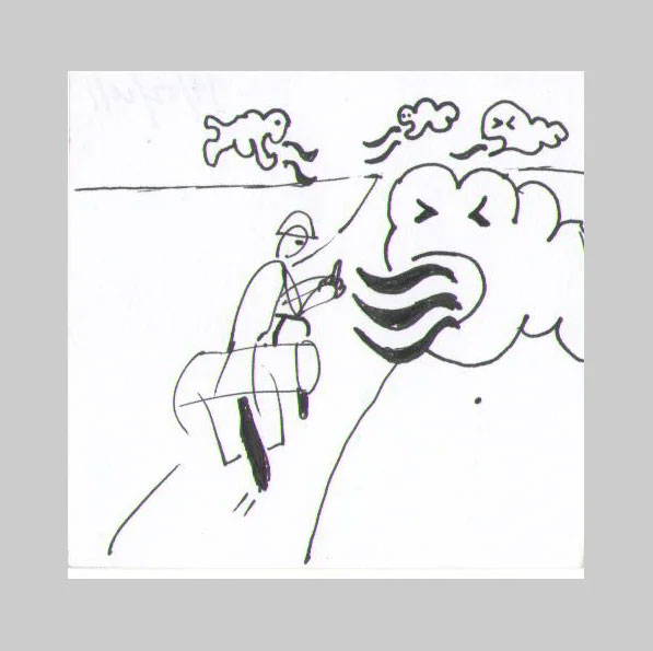 Cycle travel drawings – Wind