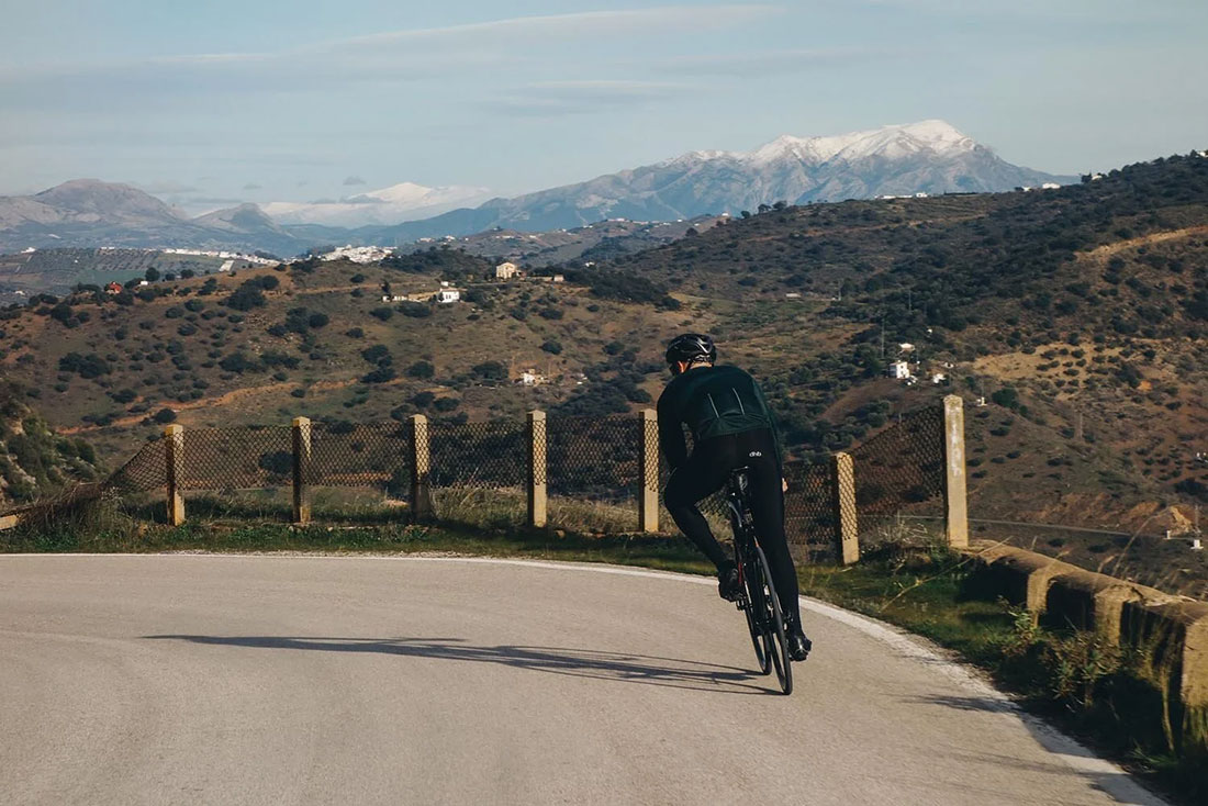 Cycling in the mountains of Malaga
