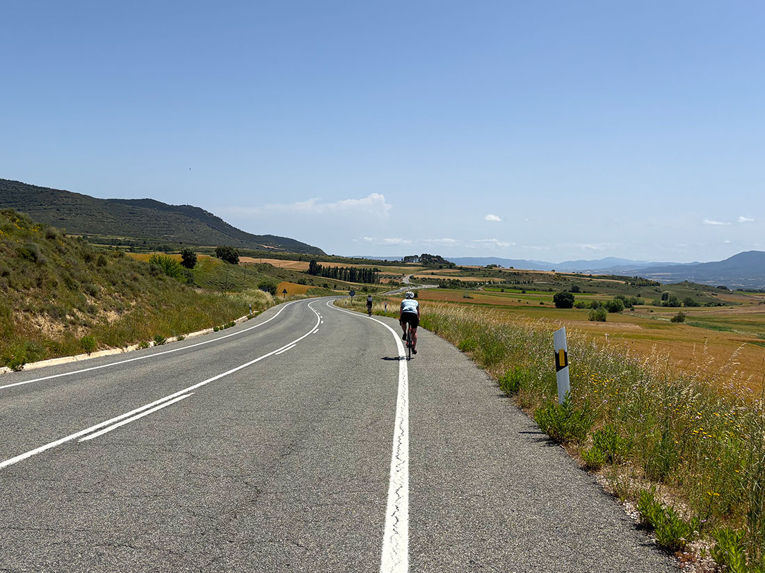Cyclists travelling in Andalusia