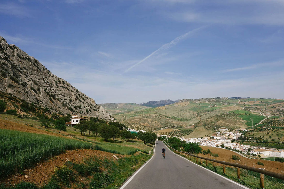 Cycle road between El Chorro and Valle del Andalajis