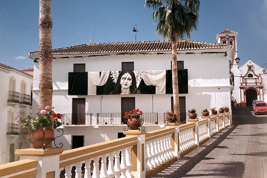 Villanueva de la Concepcion as an overnight stop during the 2 day bikepacking route