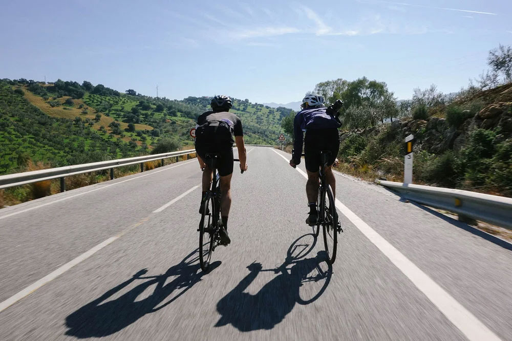 Cycle route along the Guadalhorce valley