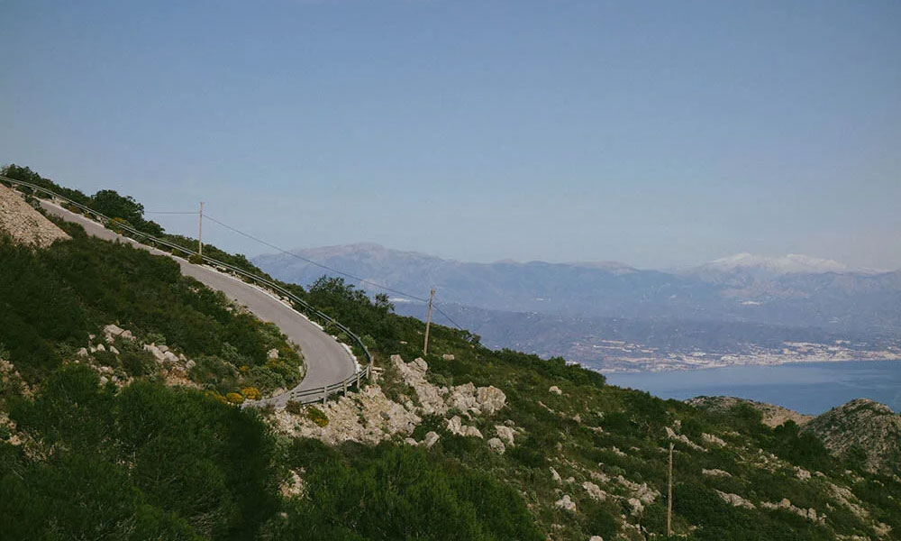 Cycling road to Repetidores de Mijas