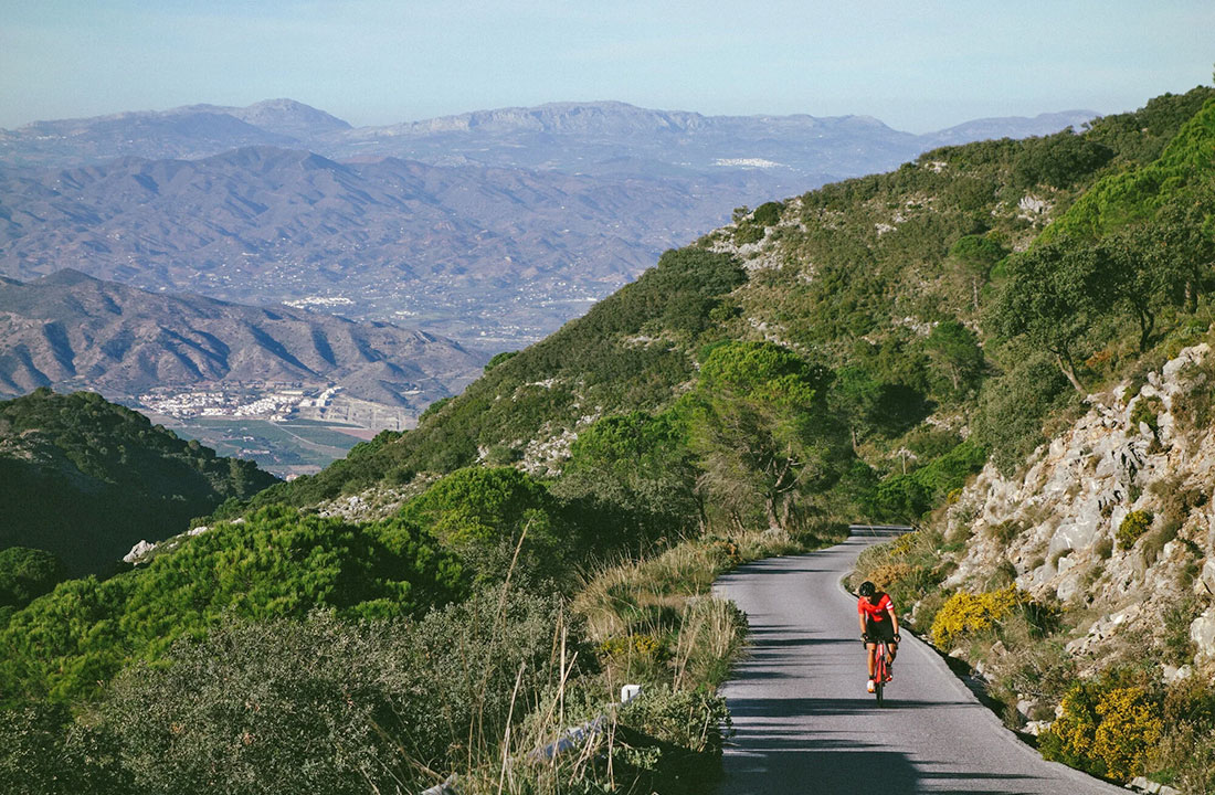 Cycling road – 2 day cycling route from Malaga to Mijas