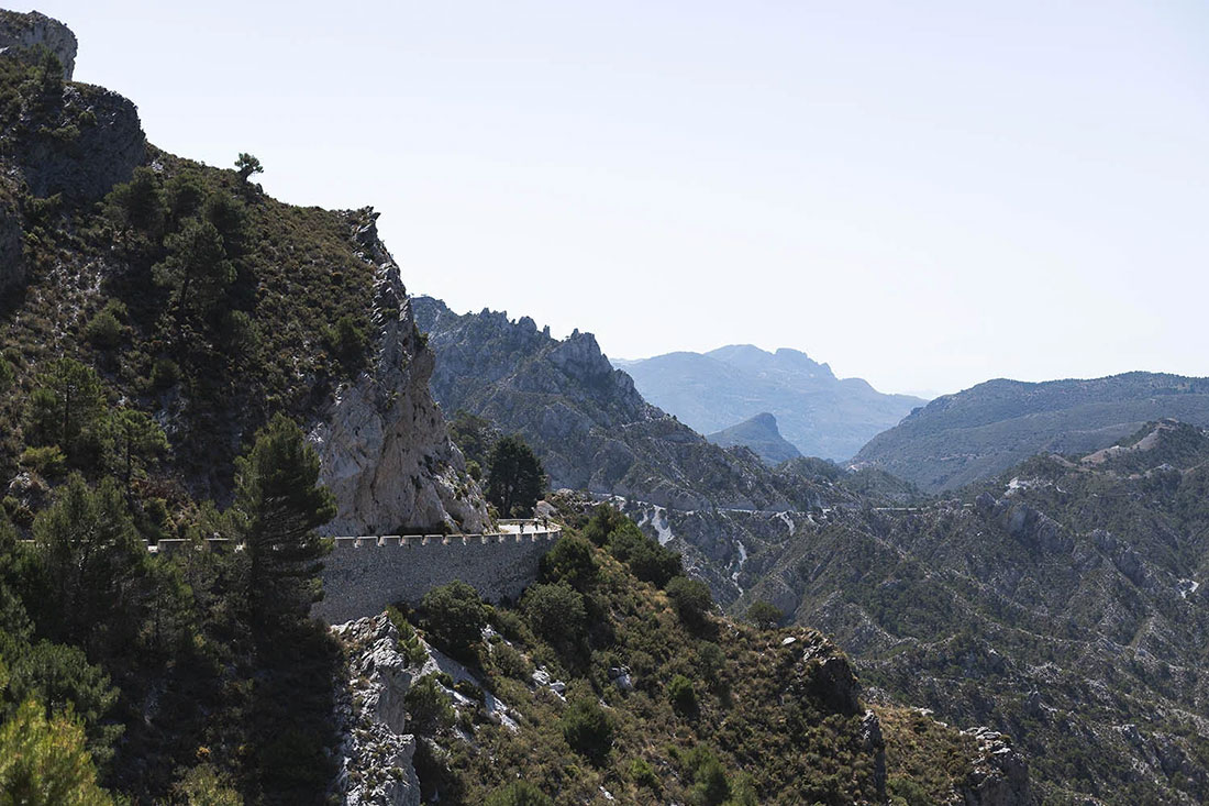 Carretera de la Cabra as a part of multy day cycleing trip in Andalusia
